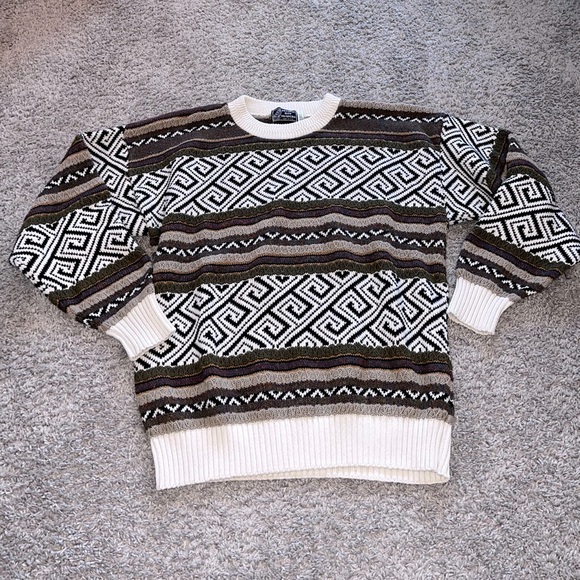 Vintage Peconic Bay Traders Grandpa Sweater - Picture 2 of 6